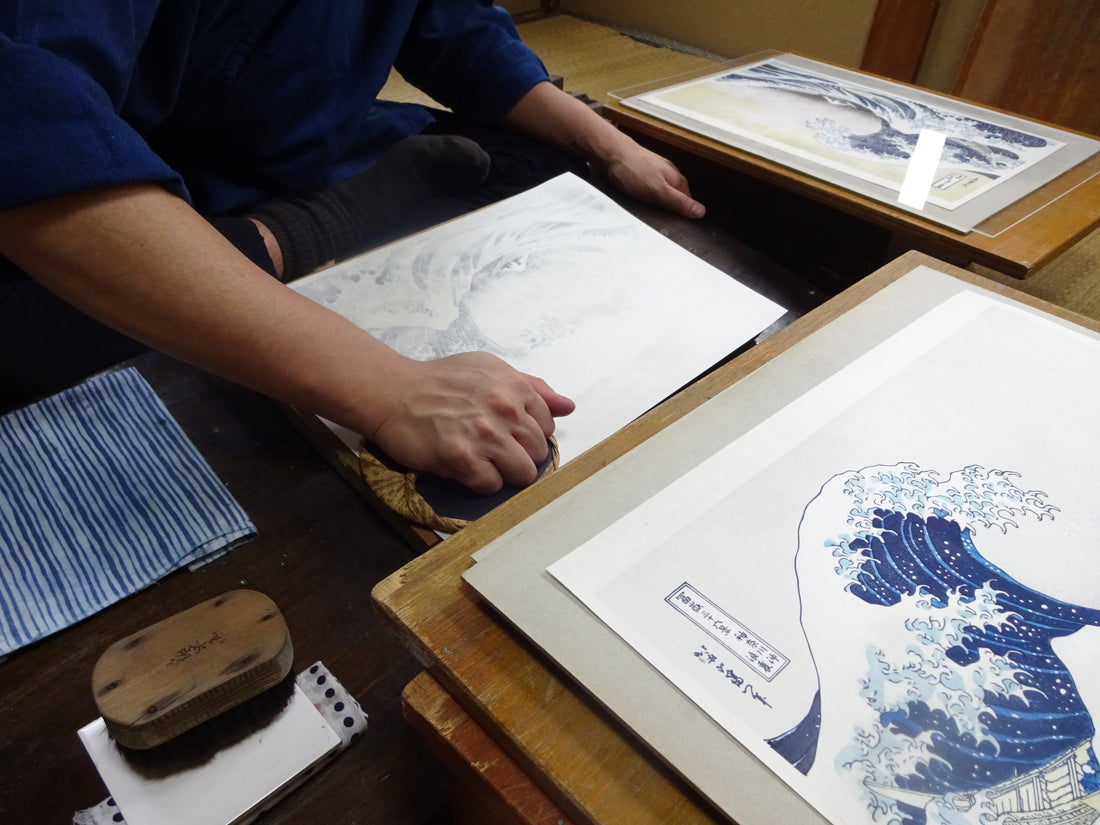 Authentic Ukiyo-e Printmaking Experience Under Artisan Guidance at Takahashi Studio